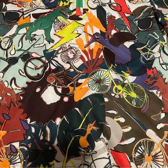 Pearl Izumi Multicolor Pop Art Graphic Kid’s Cycling Jersey Small Back Pockets - Picture 2 of 8